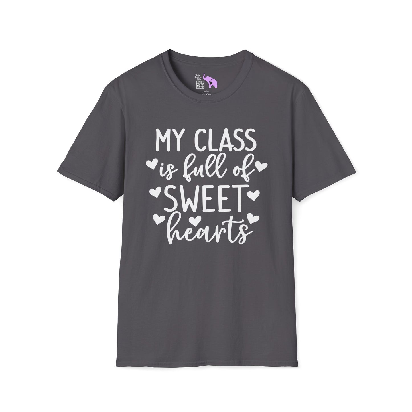 My Class is Full of Sweet Hearts Adult T-shirt