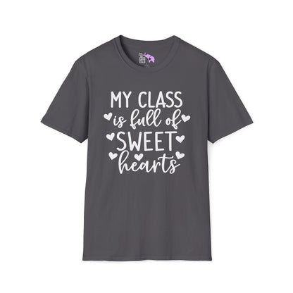 My Class is Full of Sweet Hearts Adult T-shirt