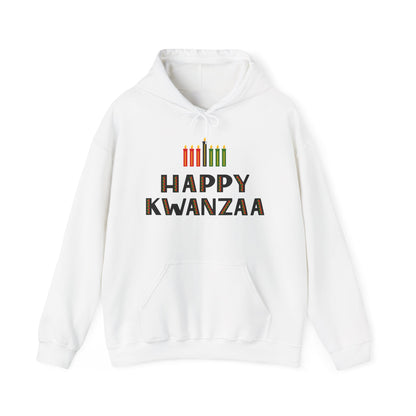 Happy Kwanzaa (Kinara) Adult Heavy Blend™ Hoodie