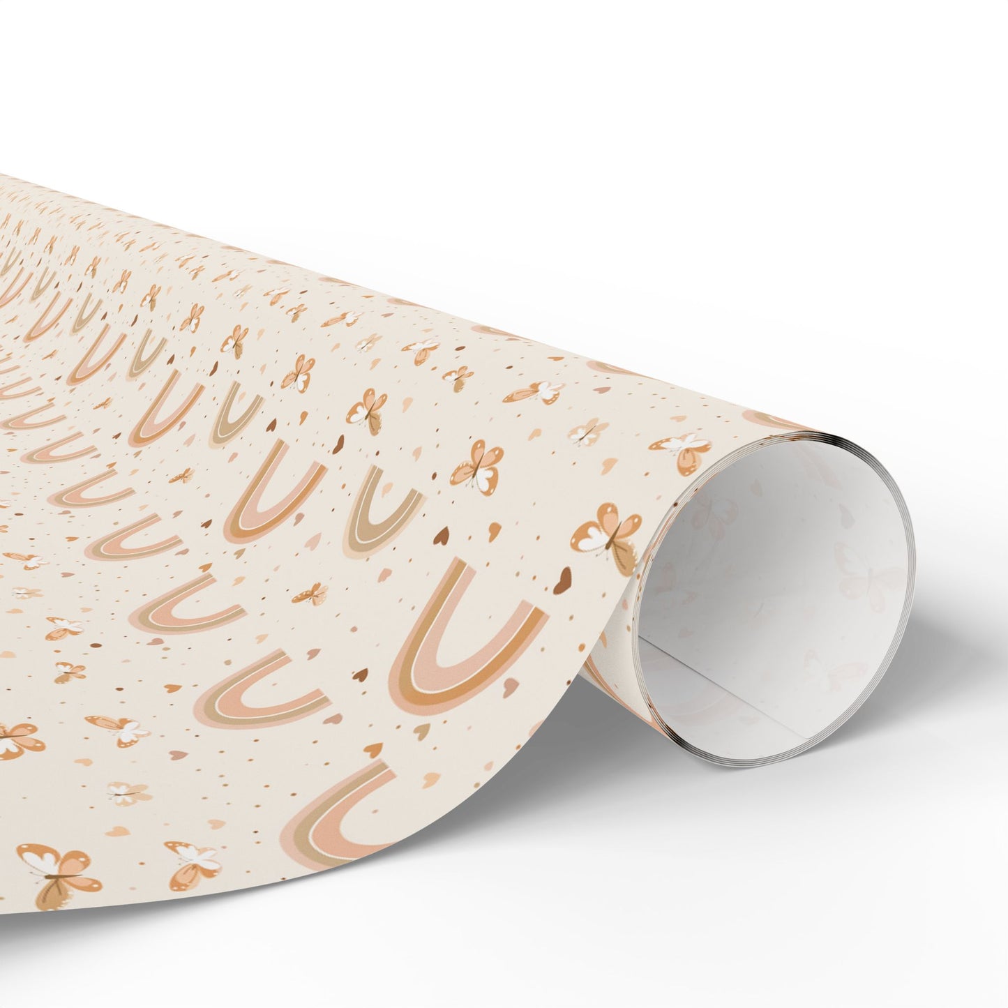 Butterfly Meadow Rainbows Wrapping Paper