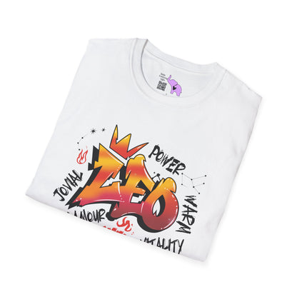 Leo Street Art Adult T-shirt