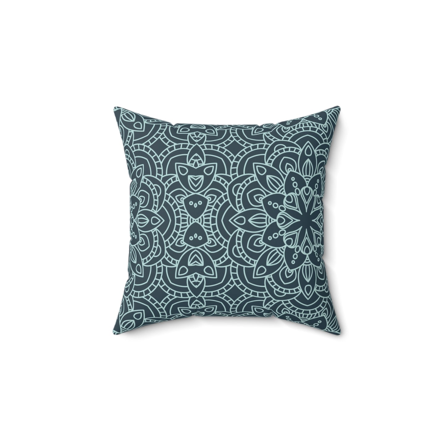 Mandala Midnight Throw Pillow