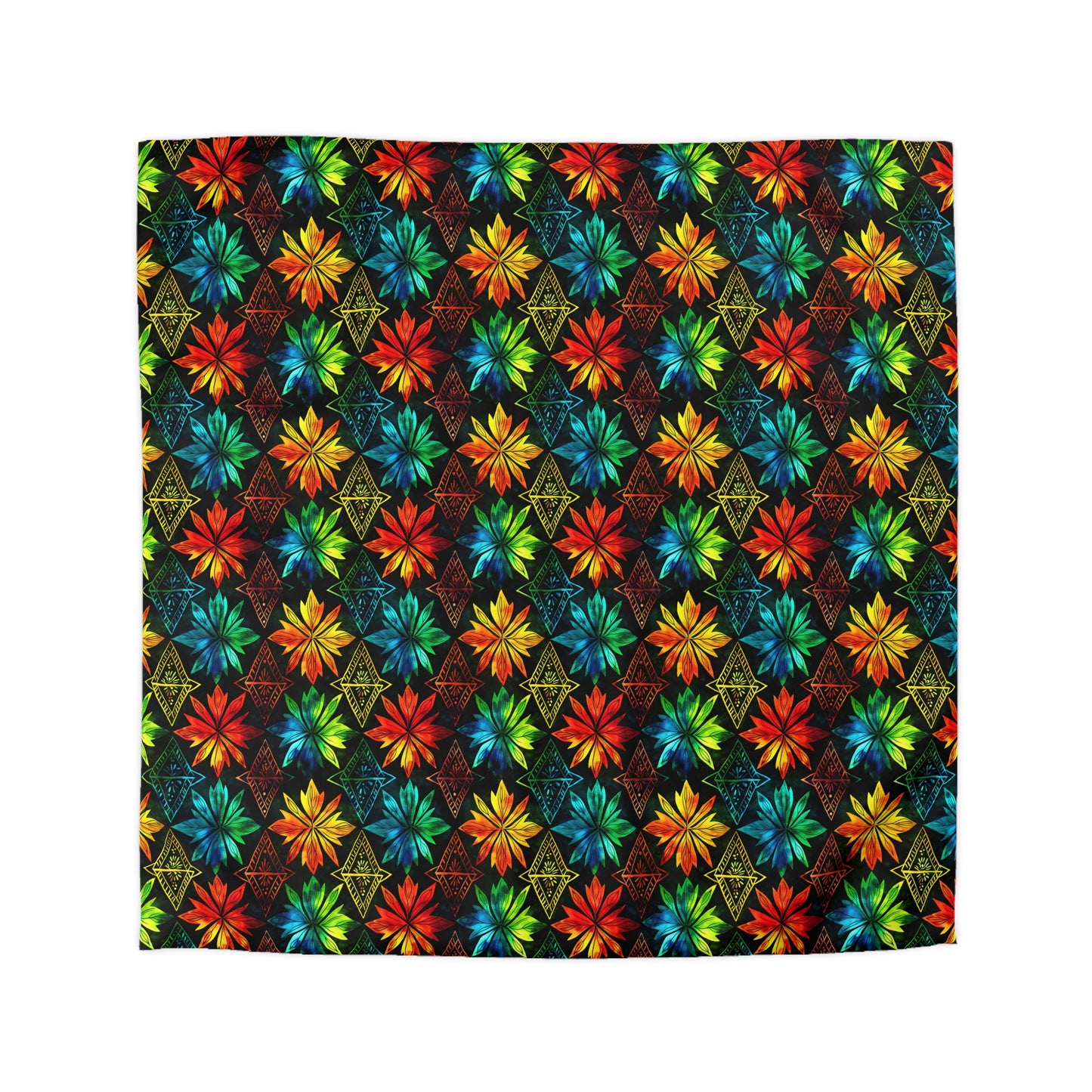 Celebration Mosaic Microfiber Duvet Cover