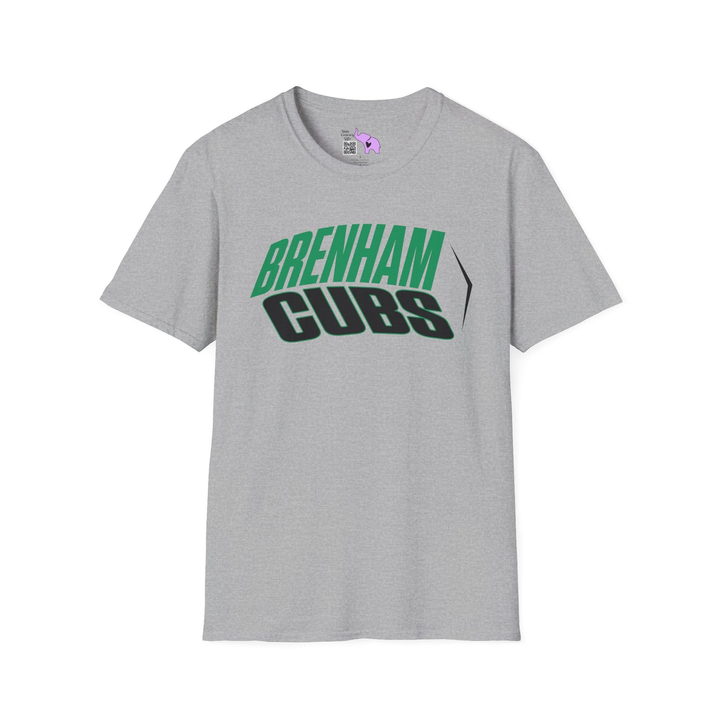 Brenham Cubs (Angled) Adult T-shirt