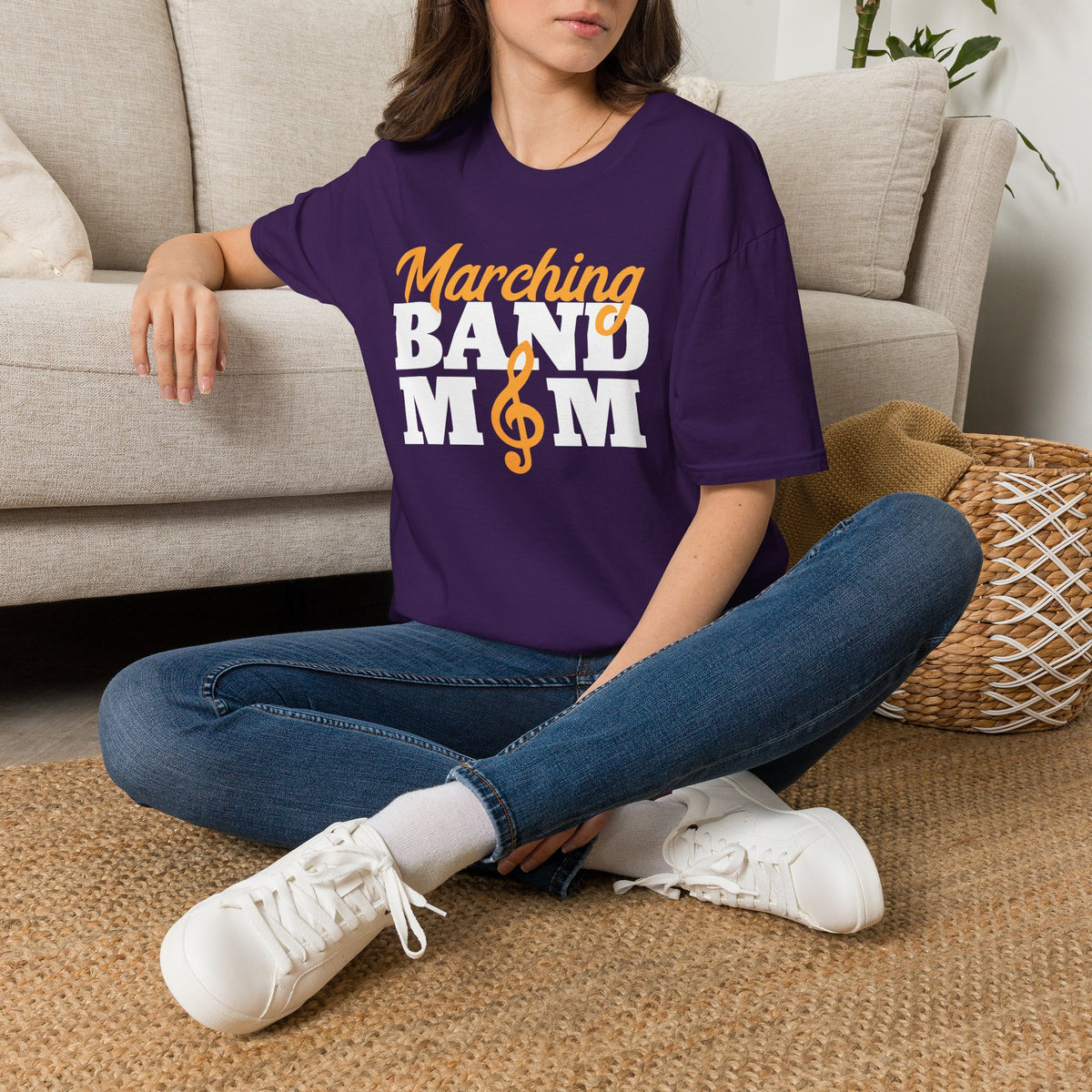 Marching Band Mom Adult T-shirt