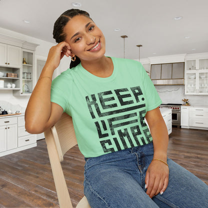 Keep Life Simple Adult T-shirt