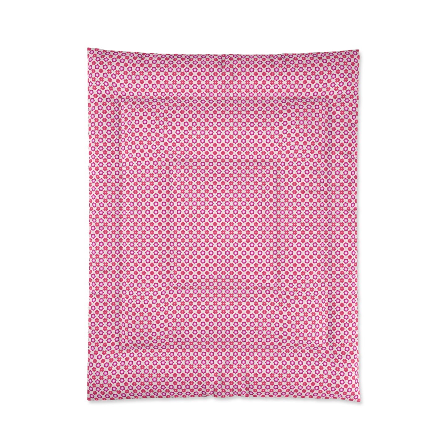 Rosy Star Garden Comforter
