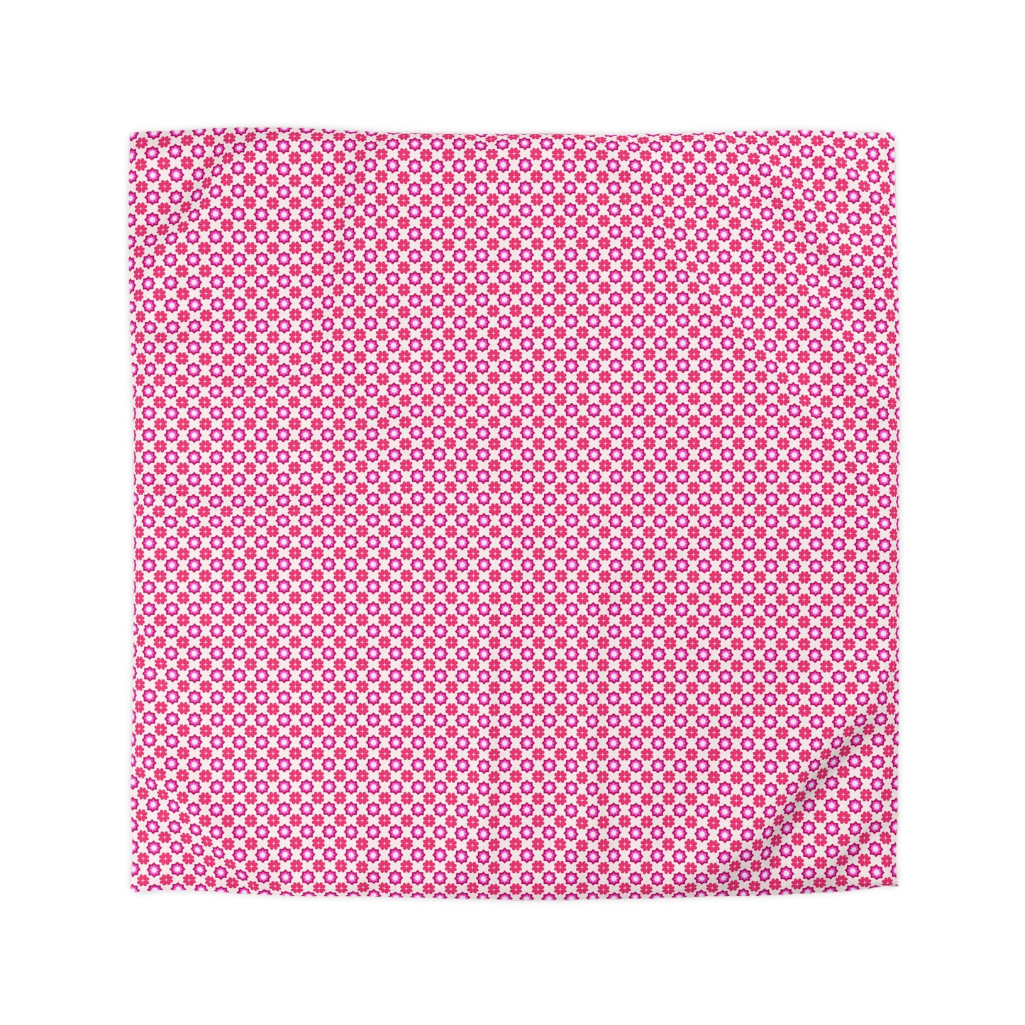 Rosy Star Garden Microfiber Duvet Cover