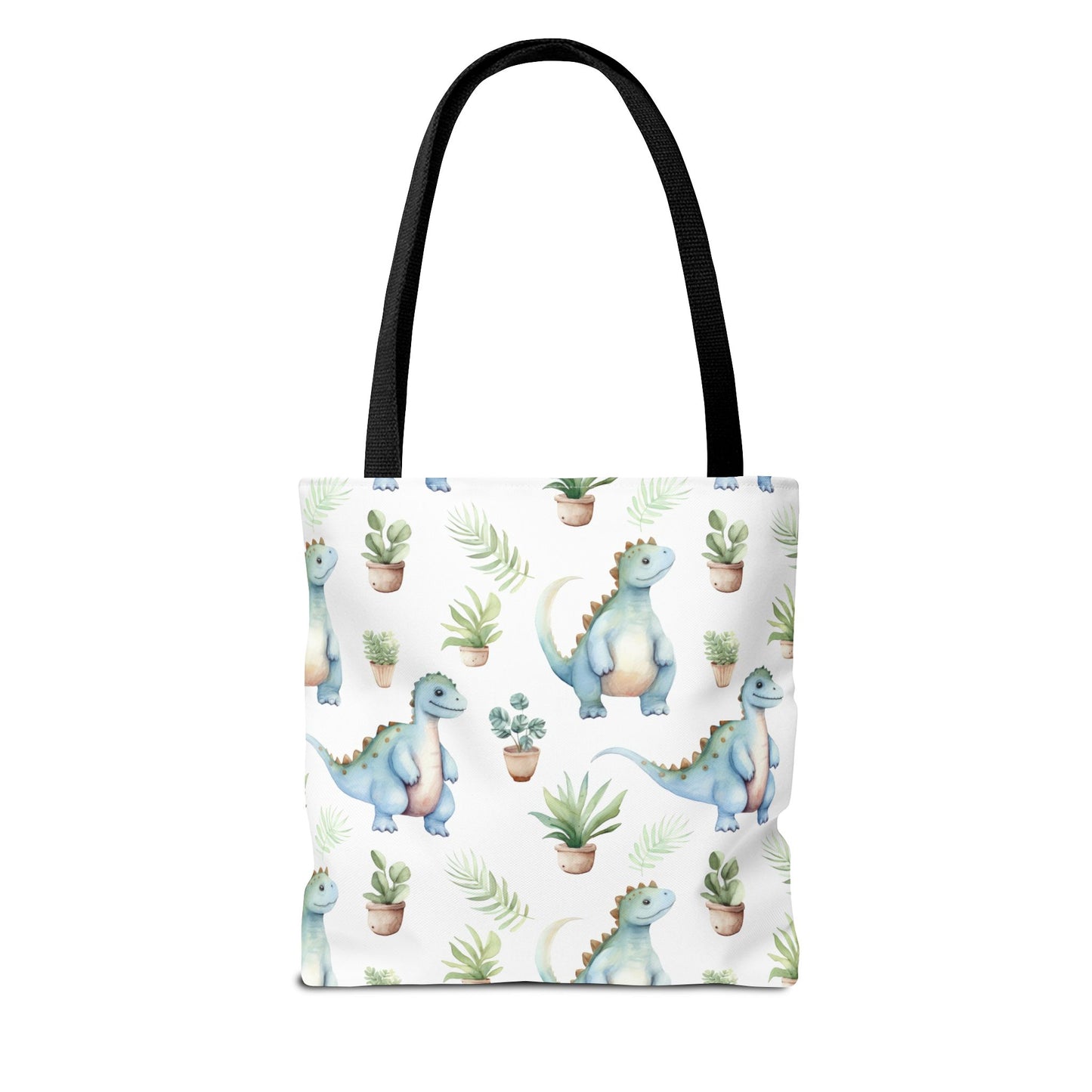 Adorable Dinosaurs Canvas Tote Bag