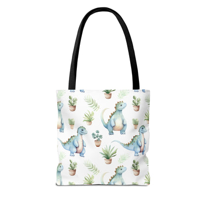 Adorable Dinosaurs Canvas Tote Bag