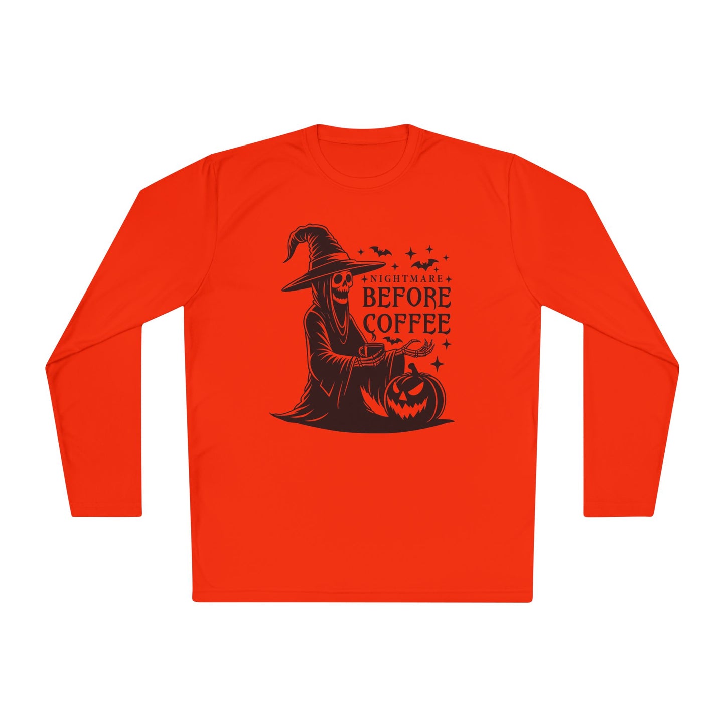 Nightmare Before Coffee Adult Long Sleeve Tee