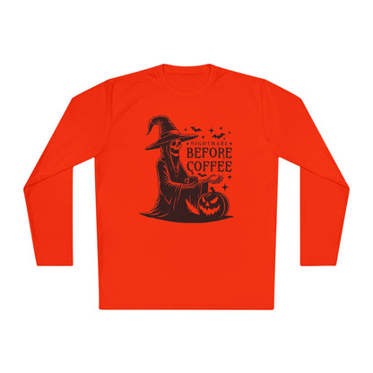 Nightmare Before Coffee Adult Long Sleeve Tee