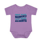 First Name: Hungry Last Name: Always Infant Baby Rib Bodysuit