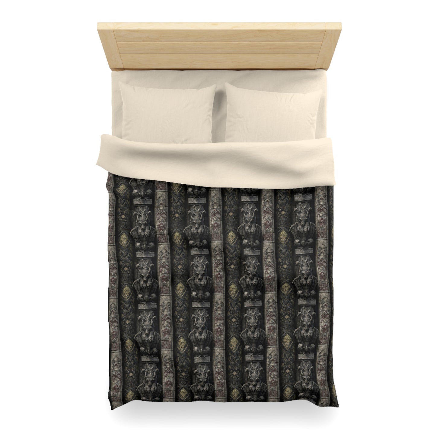 Guardians of the Spire Microfiber Duvet Cover