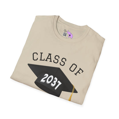 Class of 2037 Unisex Tshirt for 2025/26 First Graders (Style 2)