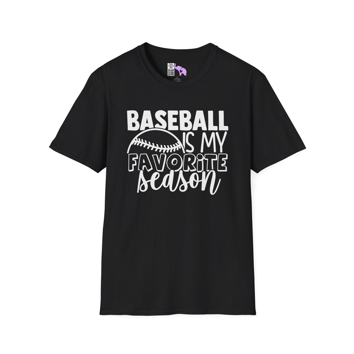 Baseball Is My Favorite Season Adult T-shirt