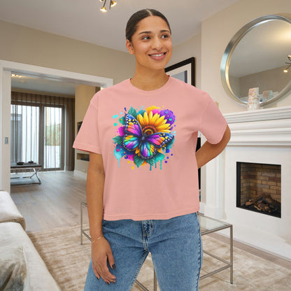 Bloom & Flutter Women's Boxy Tee
