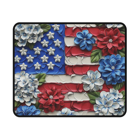 Painted in Patriotism Non-Slip Gaming Mouse Pad