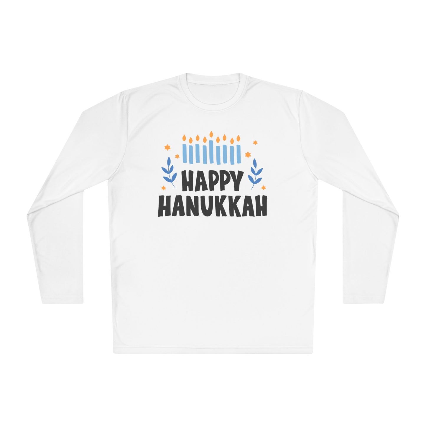Happy Hanukkah 5 Adult Long Sleeve Tee