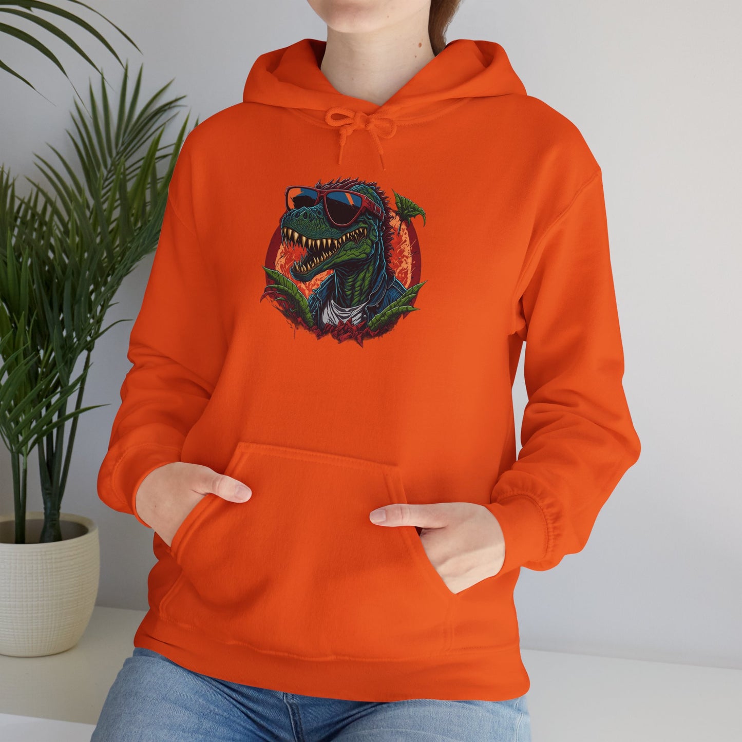 Cool Dinosaur Heavy Blend™ Hooded Sweatshirt