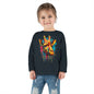 Colorful Giraffe Toddler Long Sleeve Tee