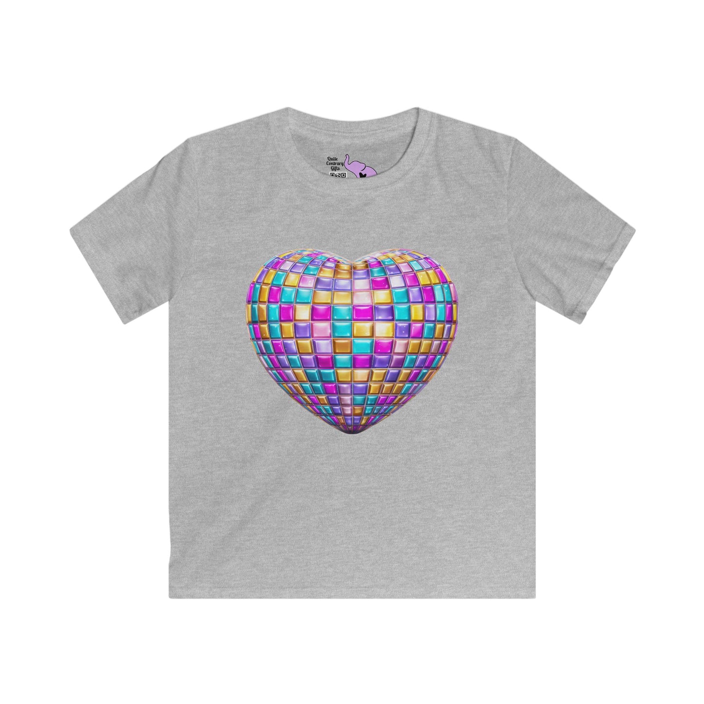 Heart in Blocks Youth Softstyle Tee