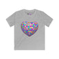 Heart in Blocks Youth Softstyle Tee