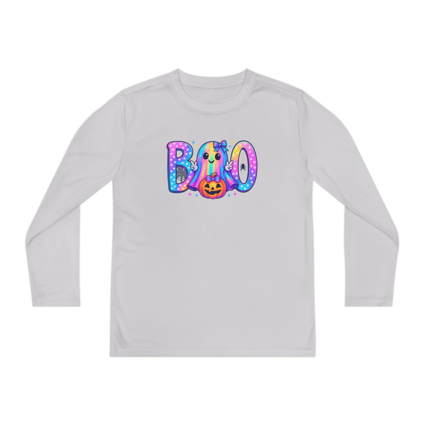 Pastel Boo Youth Long Sleeve Tee