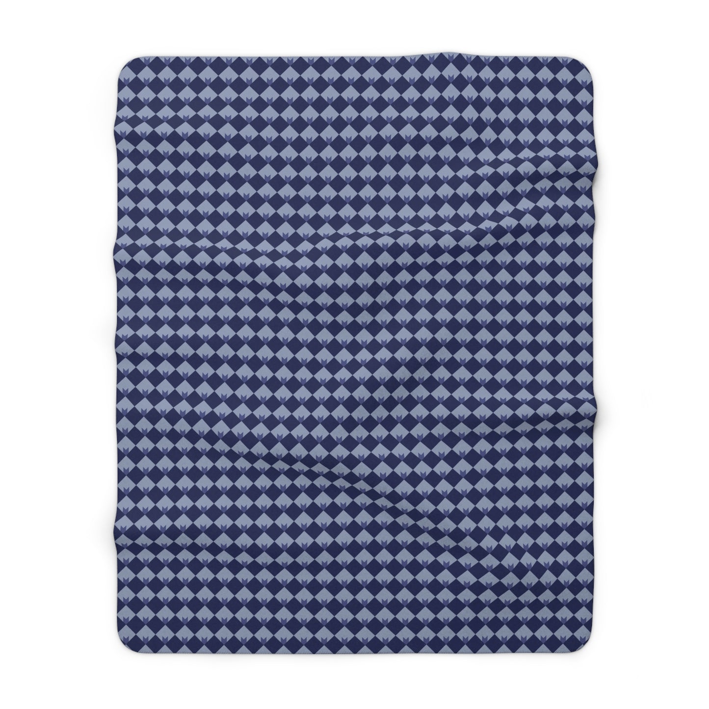 Diamond Bloom-Navy & Periwinkle Basic Bedding Set