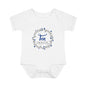 Blue Milestone Wreath Onesie-Ten Months