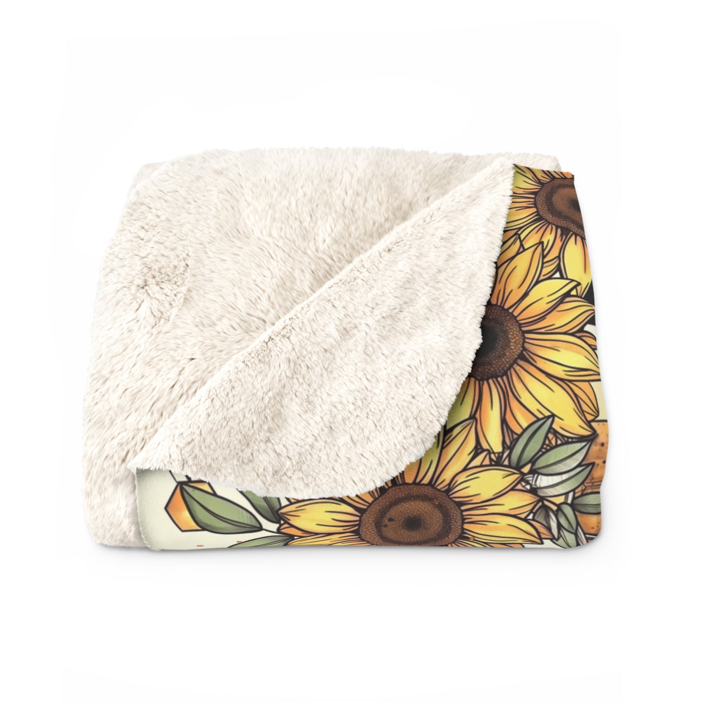 Honeycombs & Sunflowers Duvet Bedding Set