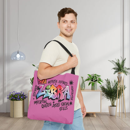 Libra Street Art Canvas Tote Bag