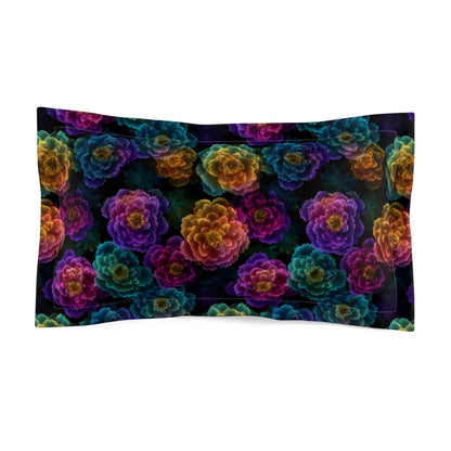 Neon Whisper Blooms Basic Bedding Set