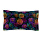 Neon Whisper Blooms Microfiber Pillow Sham