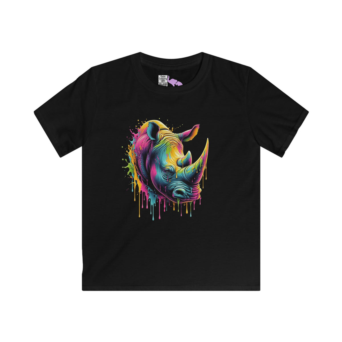 Colorful Rhino Youth Softstyle Tee