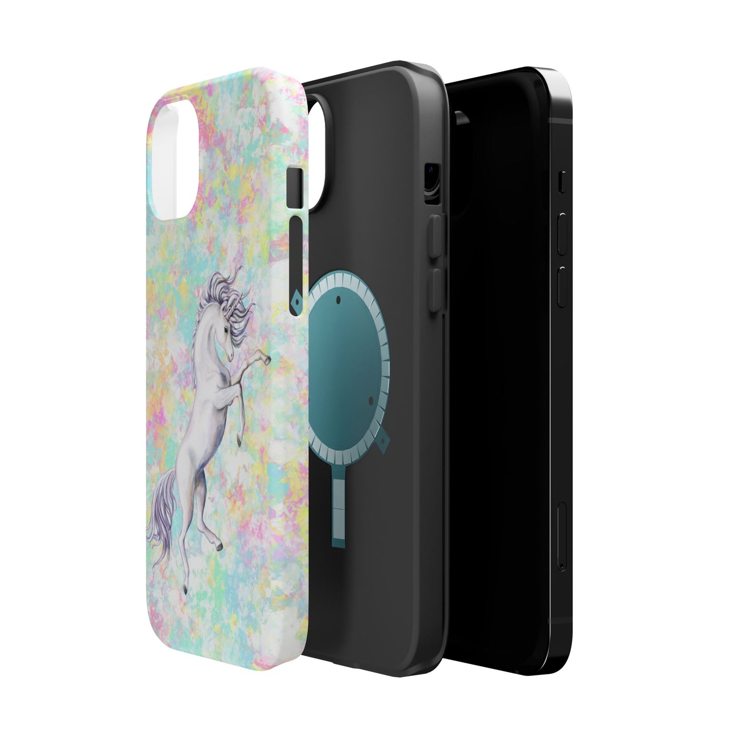 Pastel Pegasus MagSafe® Compatible Tough Case for iPhone