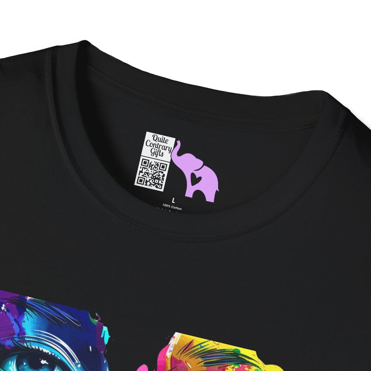 Colorful Face Adult T-shirt