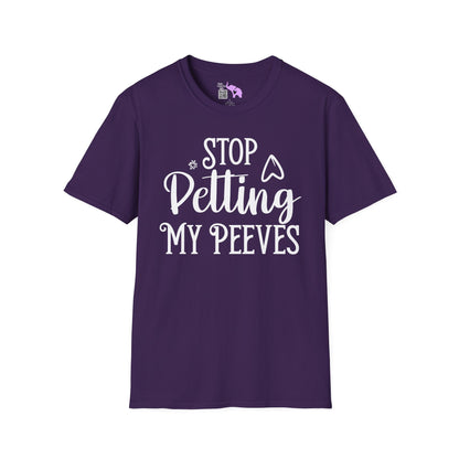 Stop Petting My Peeves Adult T-shirt