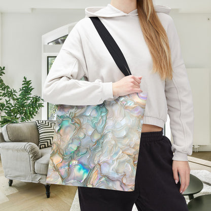 Green Opalescent Dreams Canvas Tote Bag