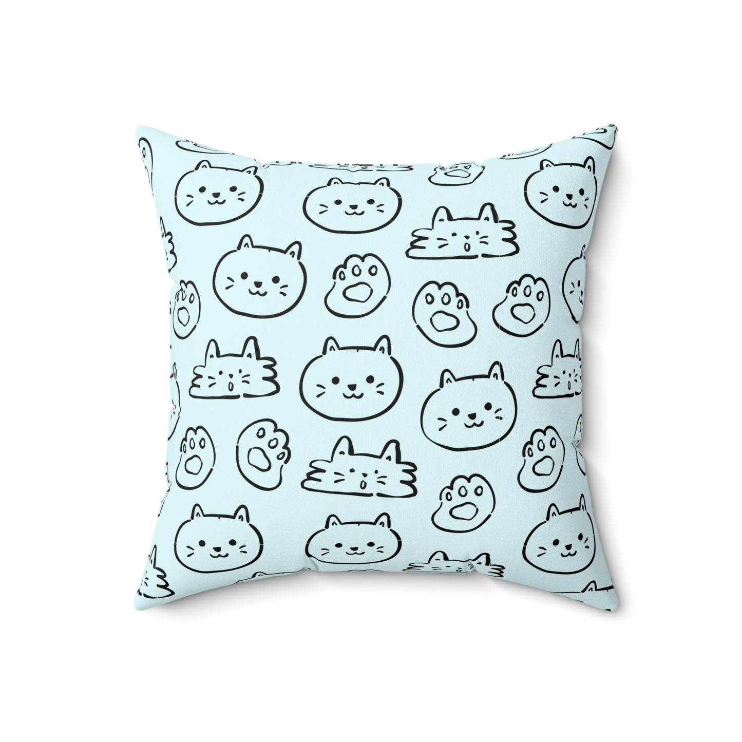 Cat Lovers Throw Pillow