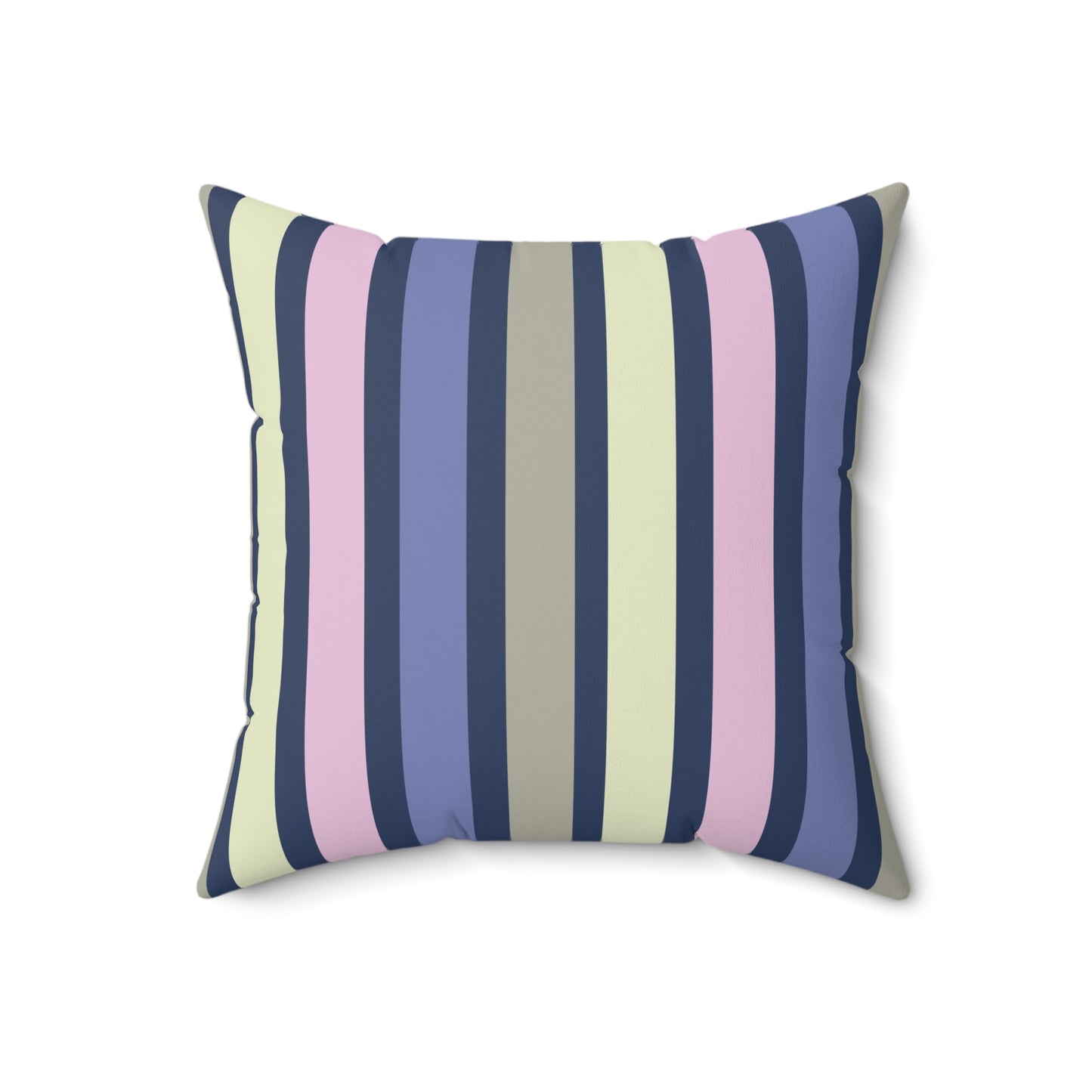 Earthy Stripes Throw Pillow