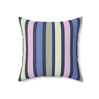 Earthy Stripes Throw Pillow