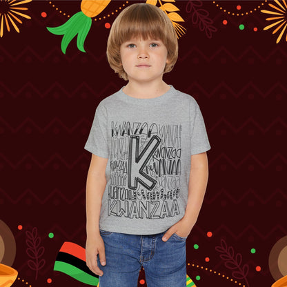 Kwanzaa Wordcloud Toddler T-shirt
