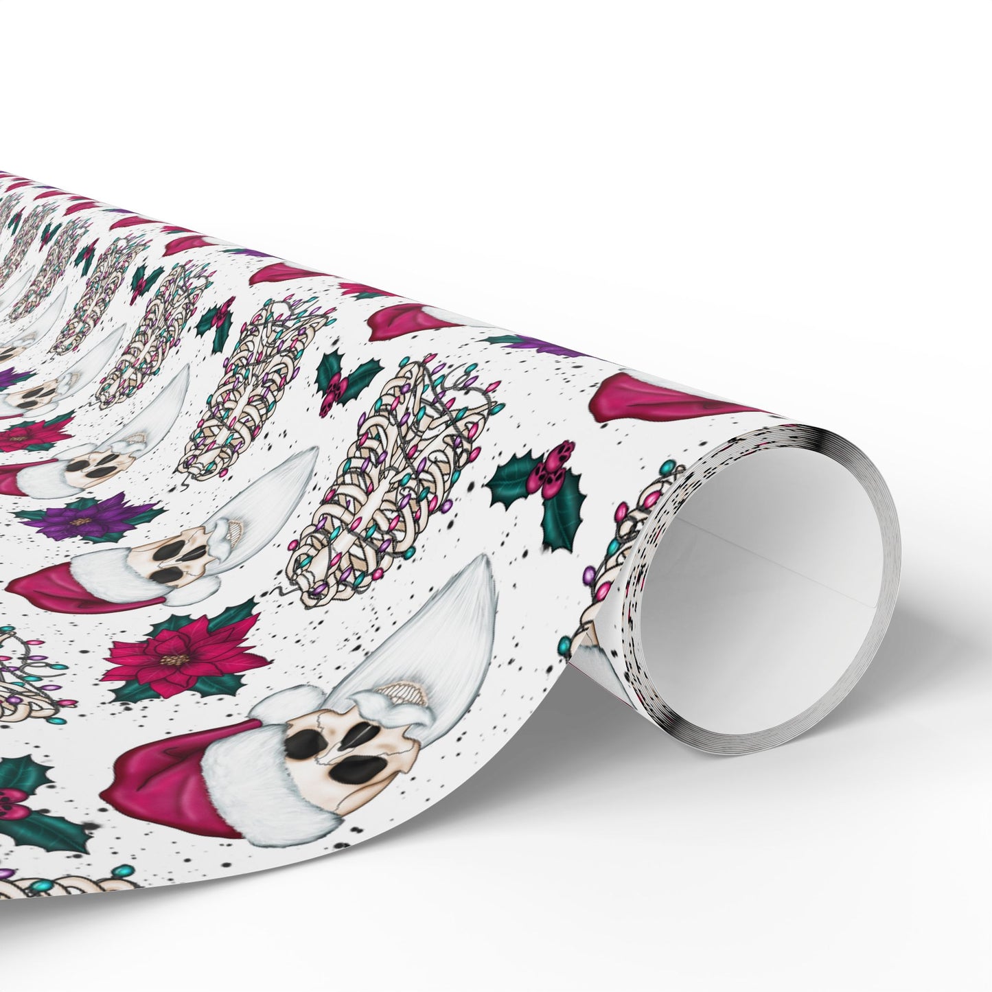 Santa Skull Wrapping Paper