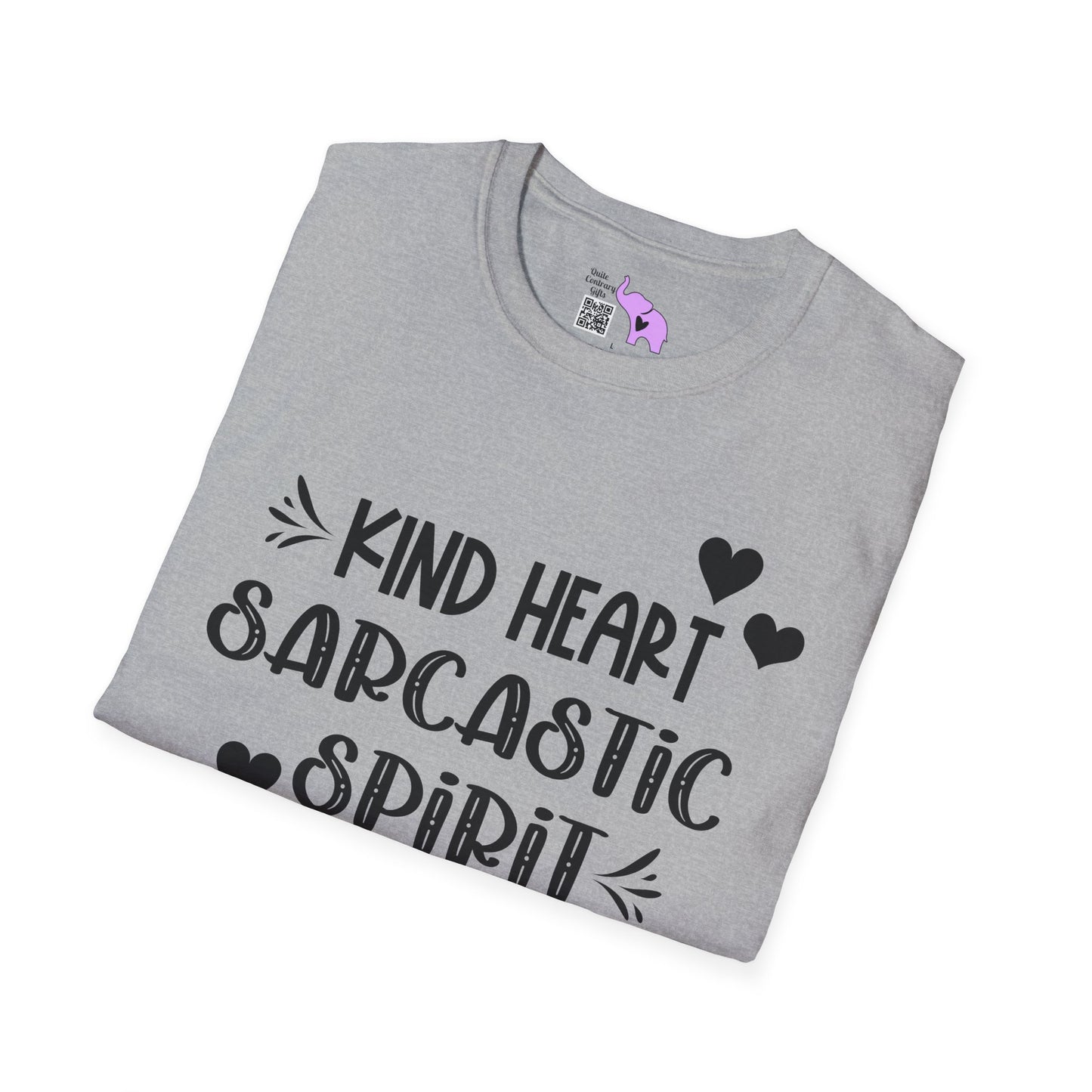Kind Heart Sarcastic Spirit Adult T-shirt