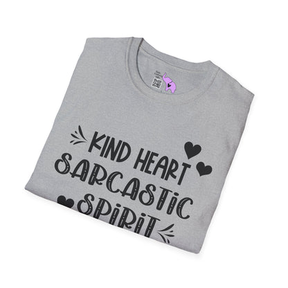 Kind Heart Sarcastic Spirit Adult T-shirt