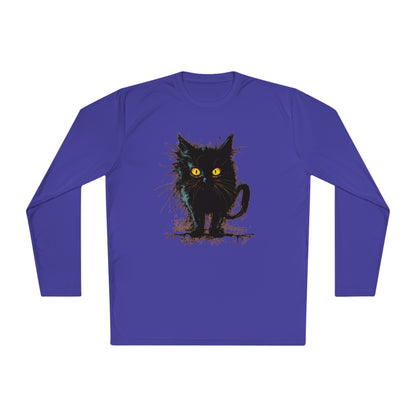 Black Kitten Adult Long Sleeve Tee