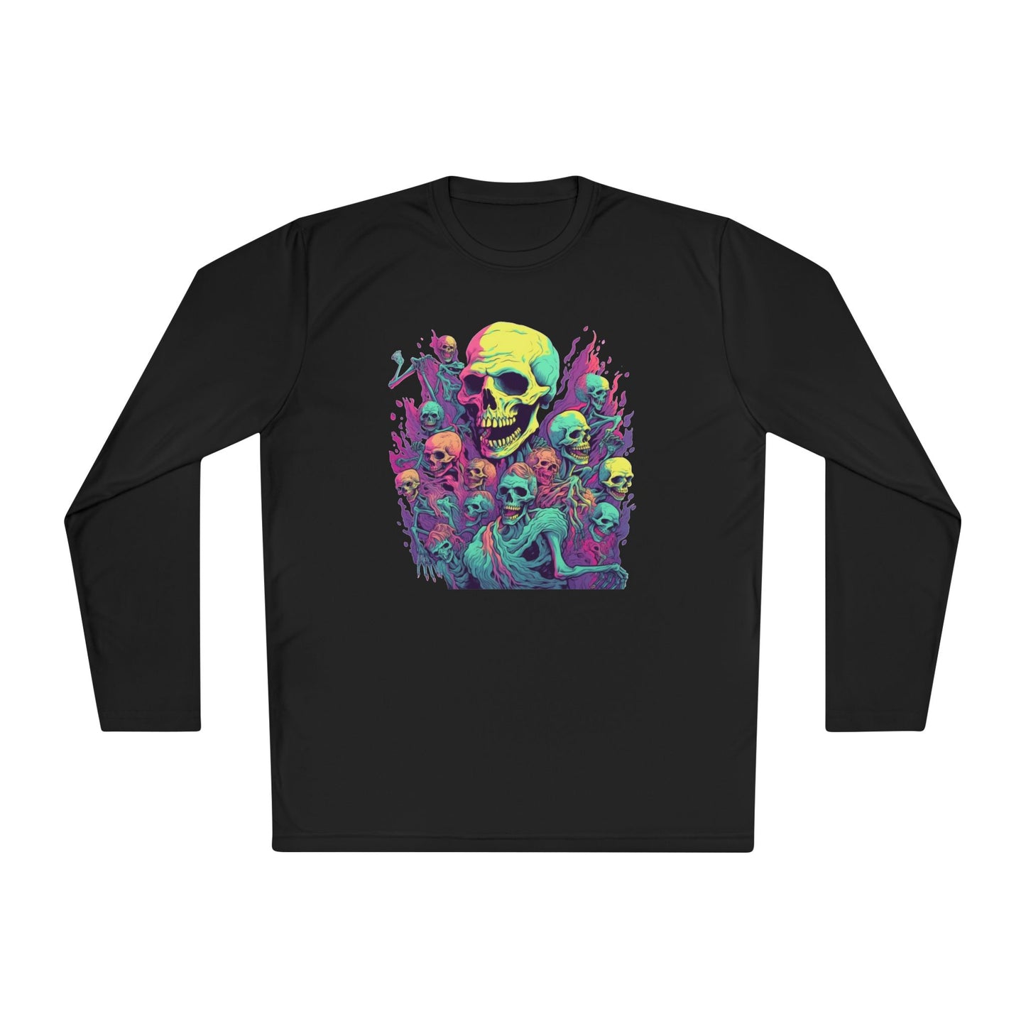 Skeleton Gathering Adult Long Sleeve Tee