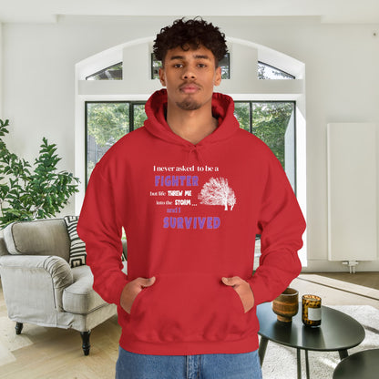 I Never Asked To Be a Fighter... Heavy Blend™ Hooded Sweatshirt