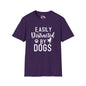 Easily Distracted By Dogs Adult T-shirt